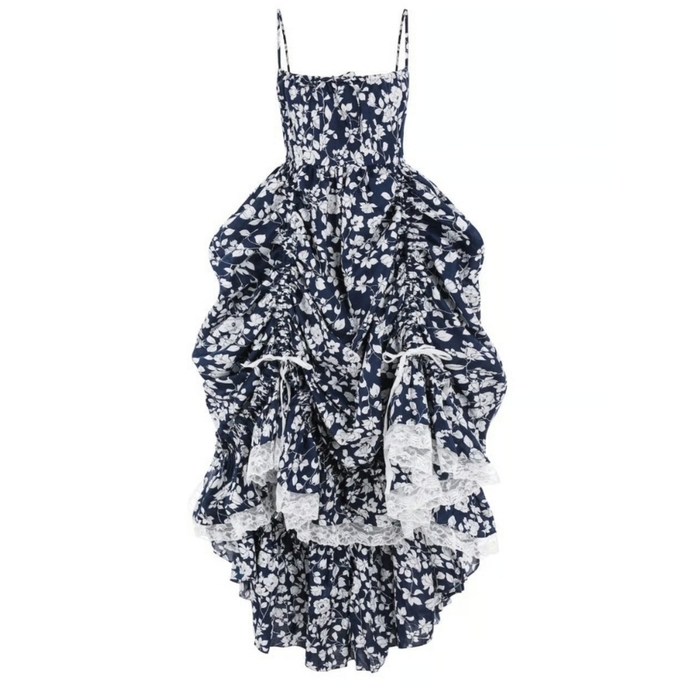Selkie Navy and White Theater dress